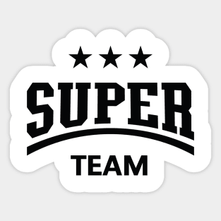 Super Team (Black) Sticker